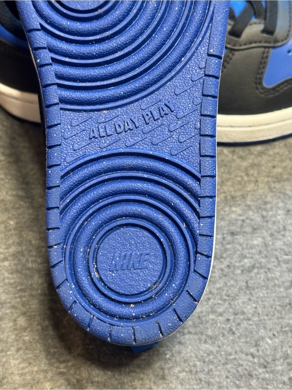 Nike Court Borough Low Recraft Toddler Sz 13.5C Game Royal Black White like new - Picture 4 of 14